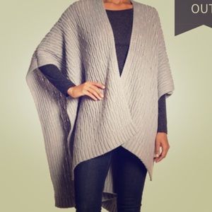 SOLD!  Michael Kors cable knit poncho . NWT.